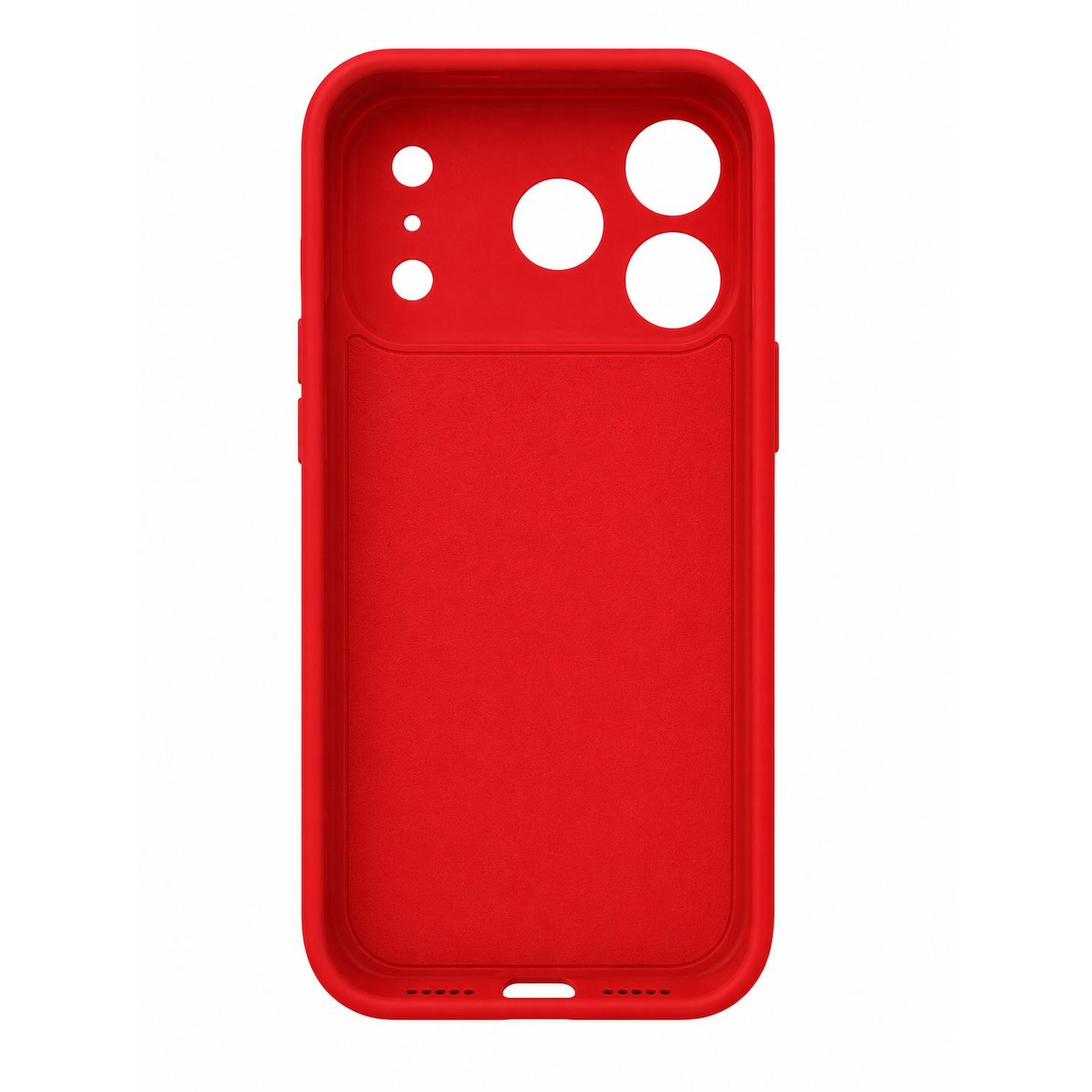 Husa telefon compatibila cu iPhone 17 Pro, Anti-Soc, Protectie camera, Microfibra interior ( catifea ), Margini Ridicate pentru Protectia Ecranului, Rosu
