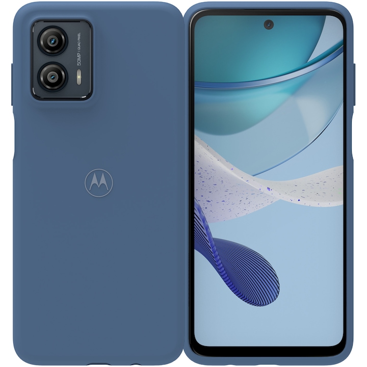 Husa de protectie Motorola Premium Soft Case pentru G53, Duskblue