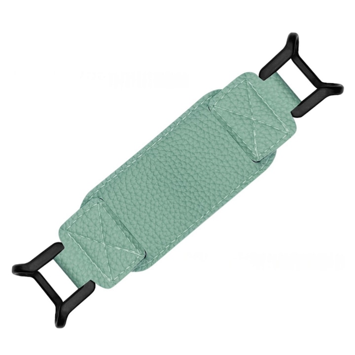 Suport tableta 6-8 inch cu banda pentru mana, PU-leder verde, usor si flexibil