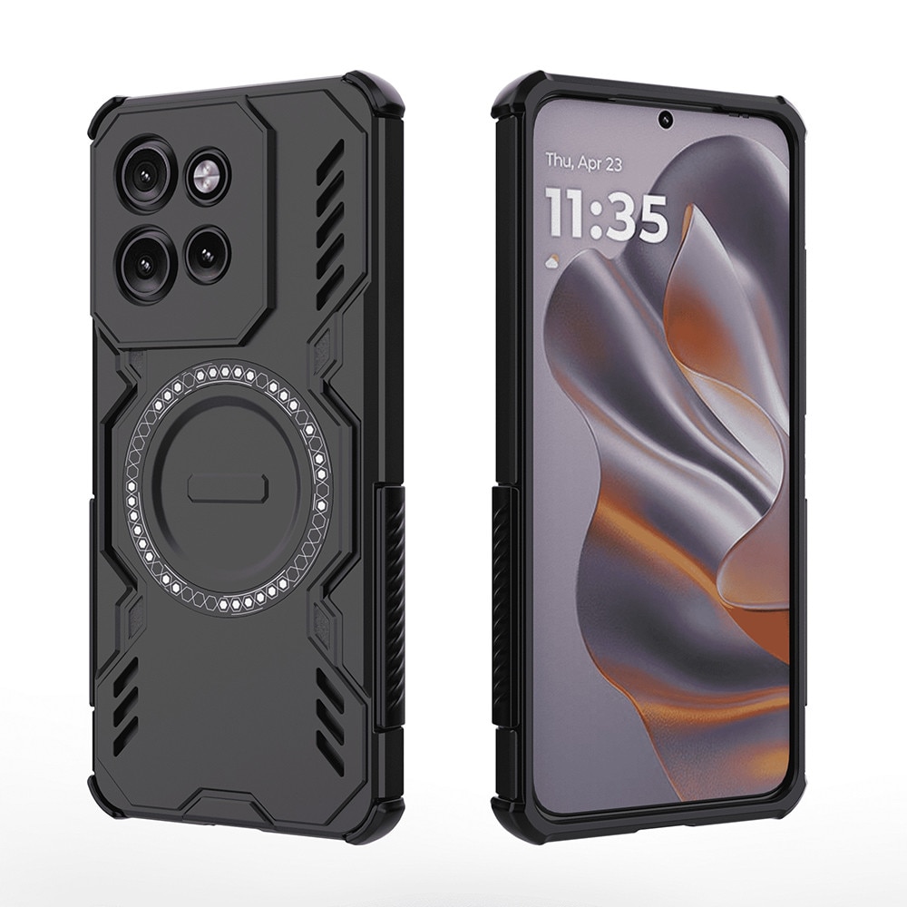 Husa antisoc pentru Motorola Edge 50 Neo / Edge 60 Neo / Motorola ThinkPhone 25, colturi ranforsate, protectie camere, MagSafe, ArmorMag, Black