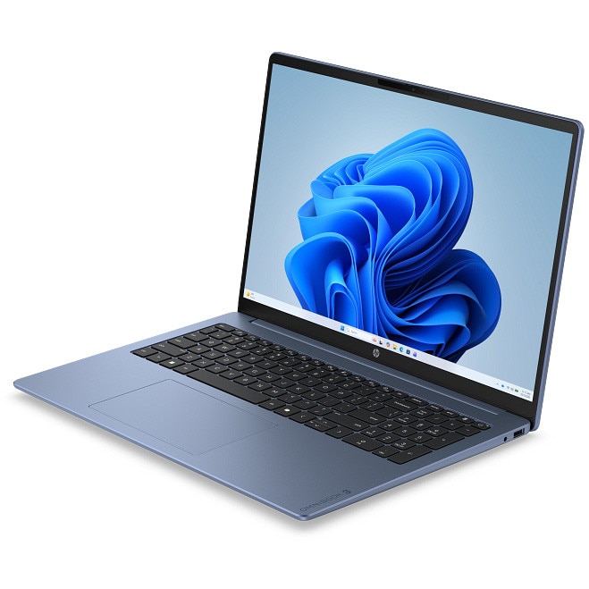 Laptop HP OmniBook 3 16-by0006nn cu procesor AMD Ryzen™ 5 40 pana la 4.30 GHz, 16", 2K, IPS, 16GB RAM, 512GB SSD, AMD Radeon™ 610M Graphics, Windows 11 Home, Starlit Blue