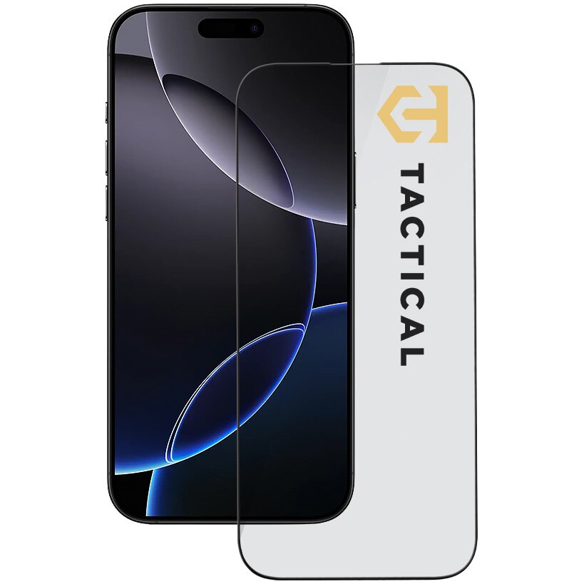Folie de protectie Tactical 5D pentru iPhone 16 Pro Max, Negru