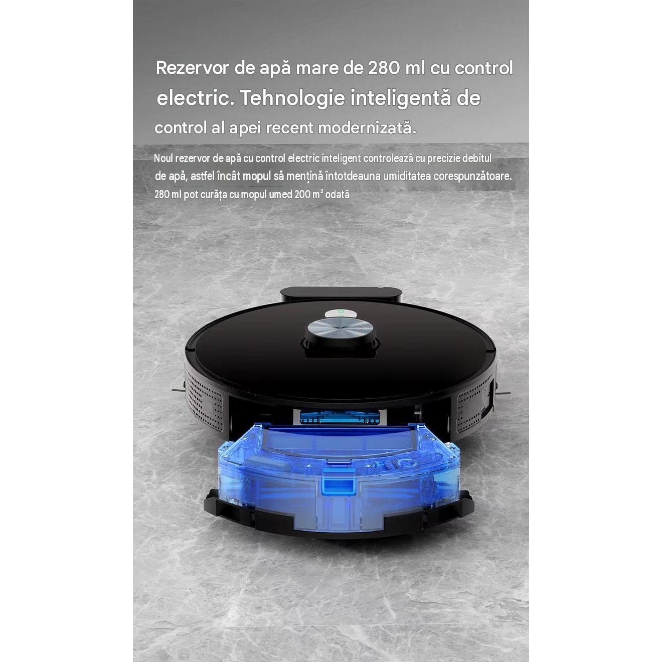 Robot aspirator LiDAR Arvada® SmartClean A8S, aspirare si mop 3 in 1, 4500 Pa, Wi-Fi, aplicatie Tuya, baterie 5200 mAh, autonomie 90–120 min, alb