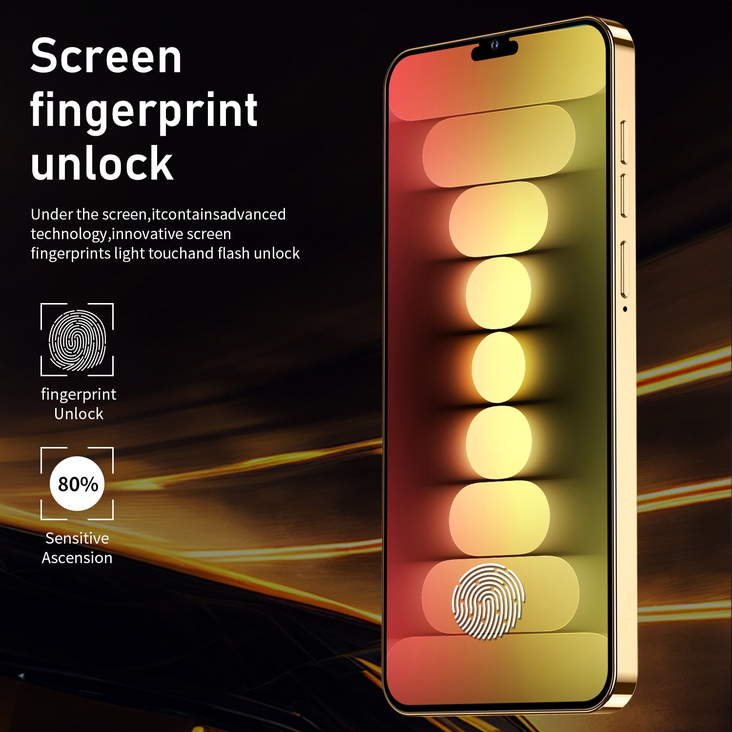 Telefon, ecran de 6.5 inch pixeli ultra-inalti, baterie cu capacitate mare,, Aur, atmosfera de inalta calitate