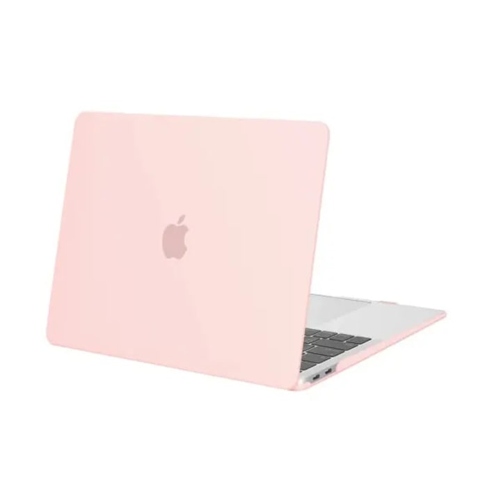Husa laptop compatibil MacBook Air 13 inch, roz, 30.5x21.6x1.57 cm