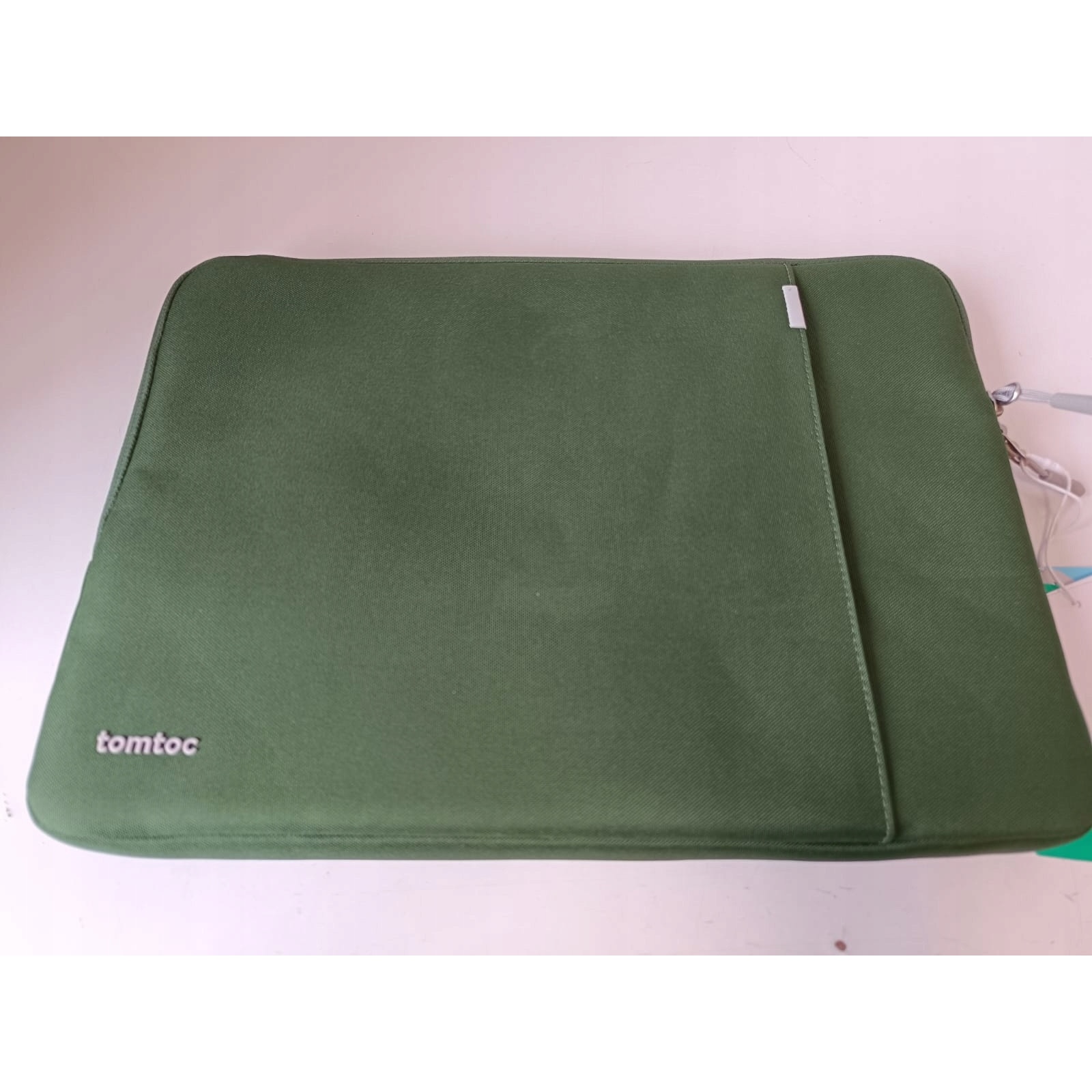 Etui laptop Tomtoc Defender-A13, 15", verde, protectie 360°