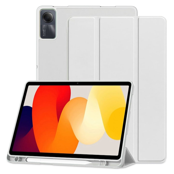 Husa tableta Flex Trifold (with Pencil Holder) Xiaomi Redmi Pad SE 11" Gri