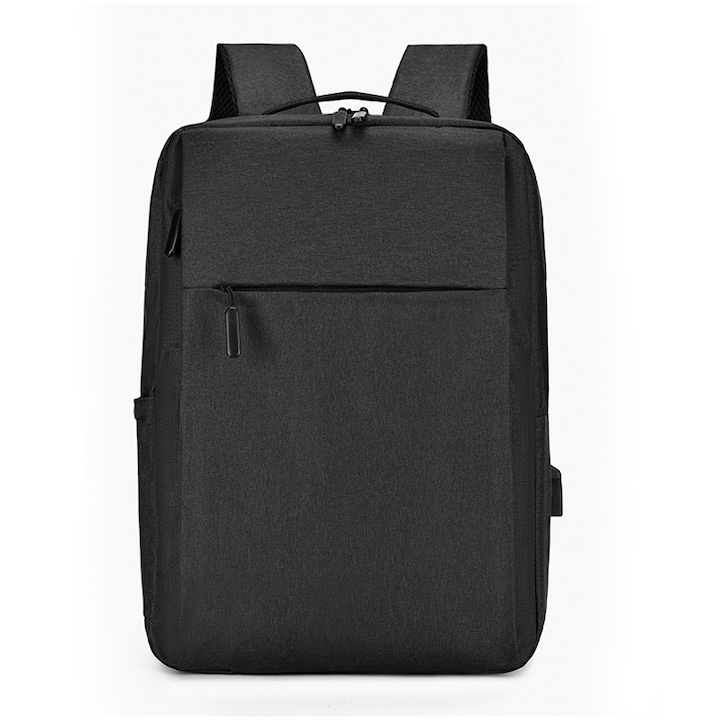 Rucsac barbati pentru laptop, negru, 50x30x16cm