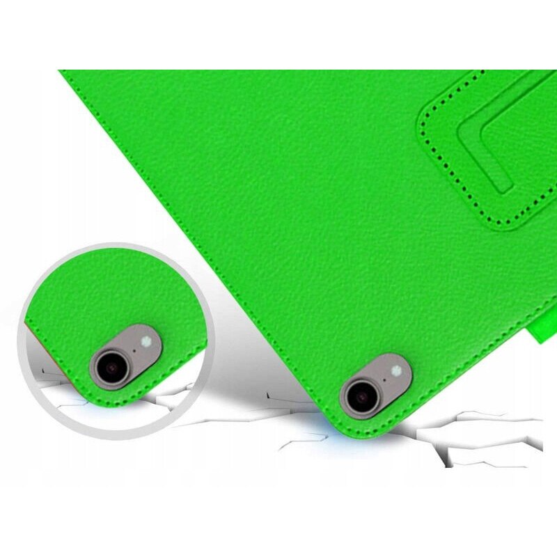 Husa tableta pentru iPad Pro 11 2018, verde, piele ecologica, functie Sleep/Wake Up, set
