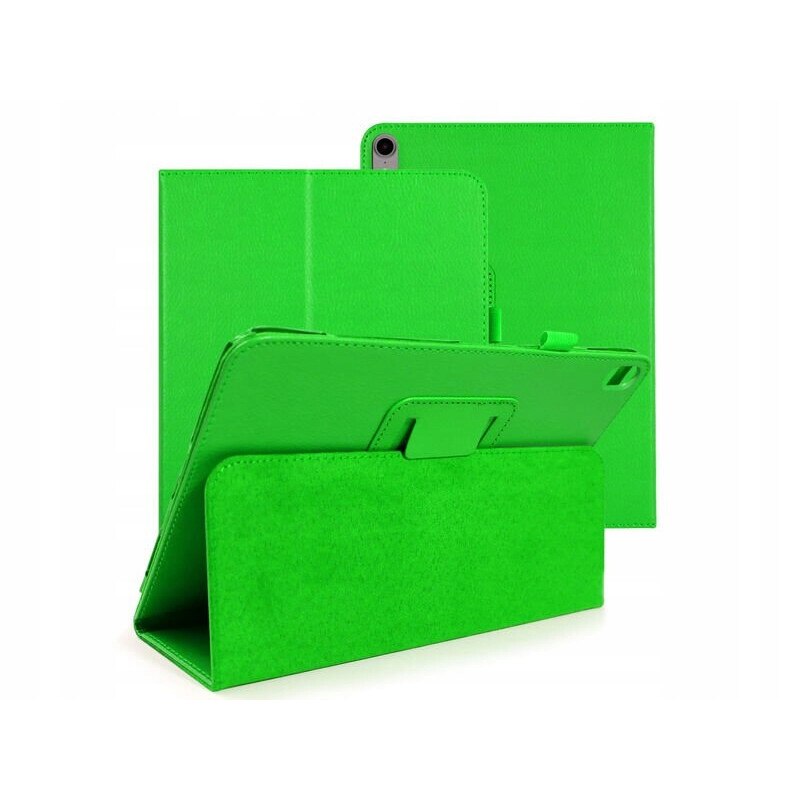 Husa tableta pentru iPad Pro 11 2018, verde, piele ecologica, functie Sleep/Wake Up, set