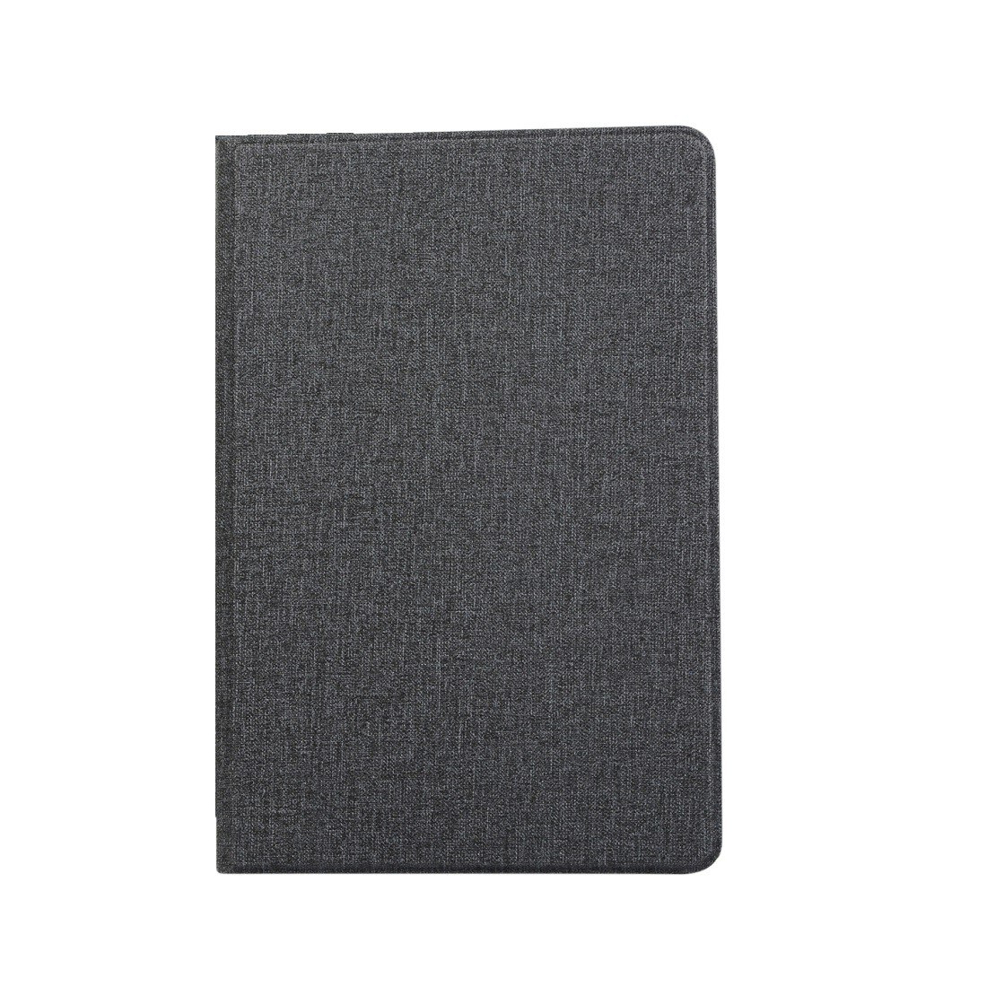 Husa pentru iPad Mini (2019), neagra, piele ecologica, cu suport, seria Fabric, functie wake&sleep