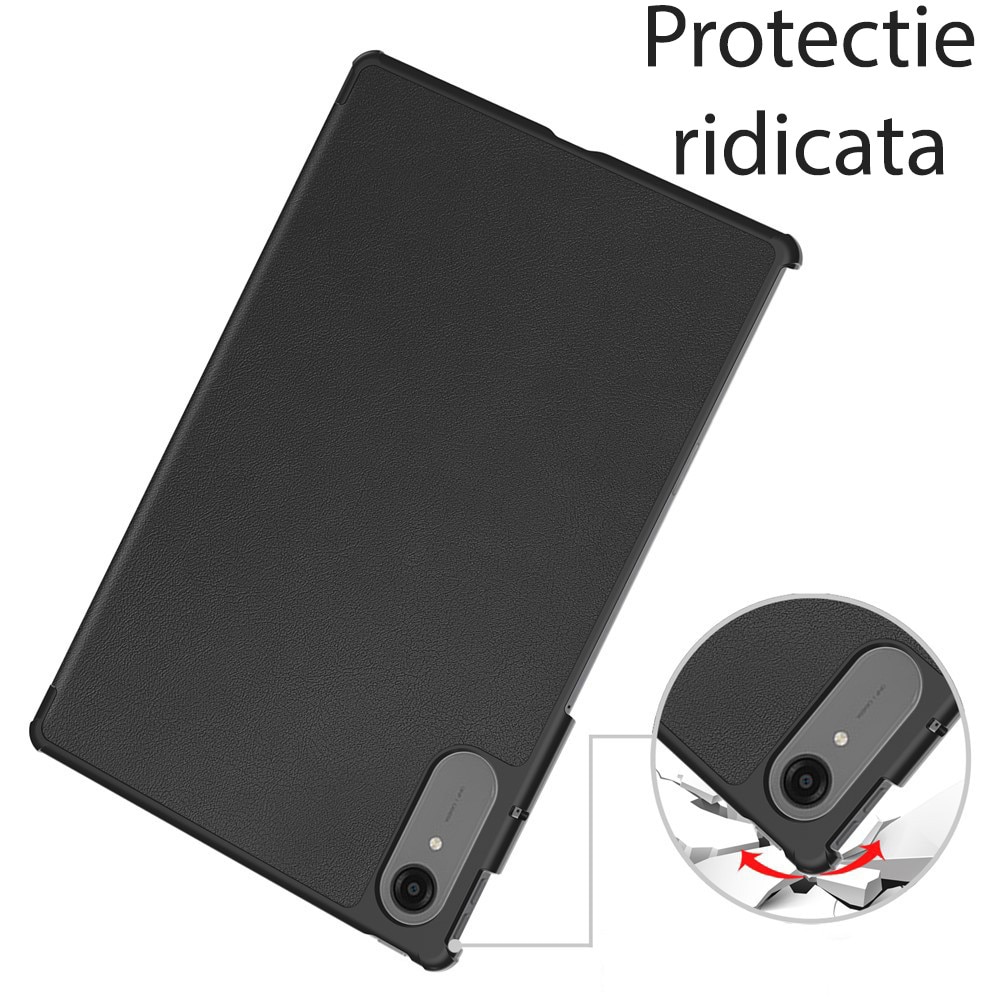 Husa de protectie pentru Samsung Galaxy Tab S11 Ultra / Tab S12 Ultra DaDen FoldPro, Mod stativ, Unghi pana la 65°, Piele ecologica, Butterfly