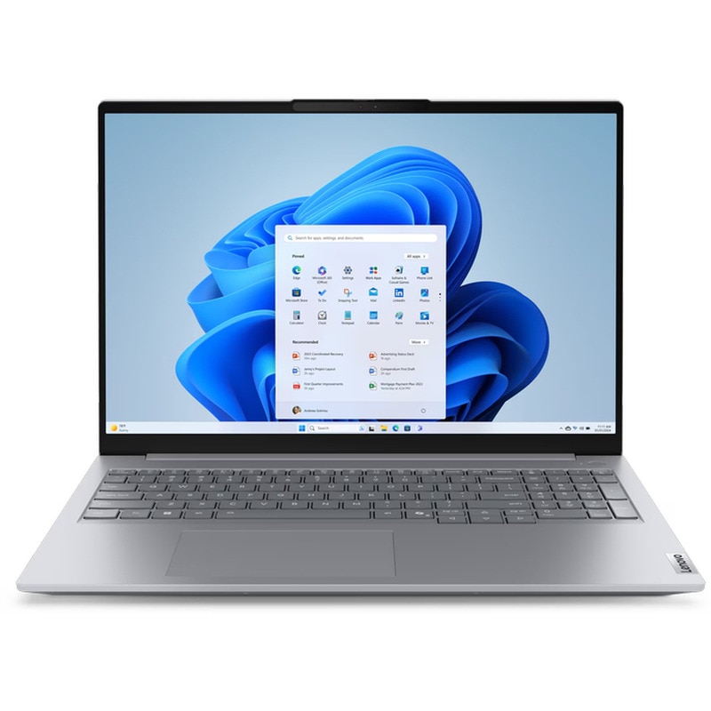 Laptop Lenovo 16'' ThinkBook 16 G8 IRL, WUXGA IPS, Procesor Intel® Core™ 7 240H (24M Cache, up to 5.20 GHz), 32GB DDR5, 256 GB SSD, Intel Graphics, No OS, Arctic Grey