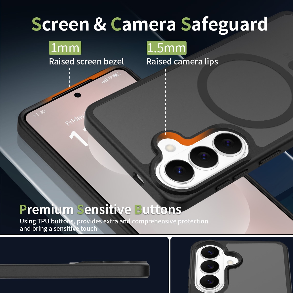 Husă pentru telefon, Omelivon, Samsung Galaxy S25, Antisoc, Negru, TPU+PC