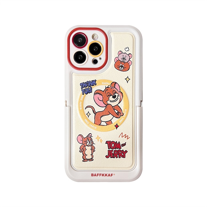 Husa protectie telefon Tom and Jerry, BAFFKKAF, MagSafe, Pentru iPhone 13 Pro Max, Multicolor