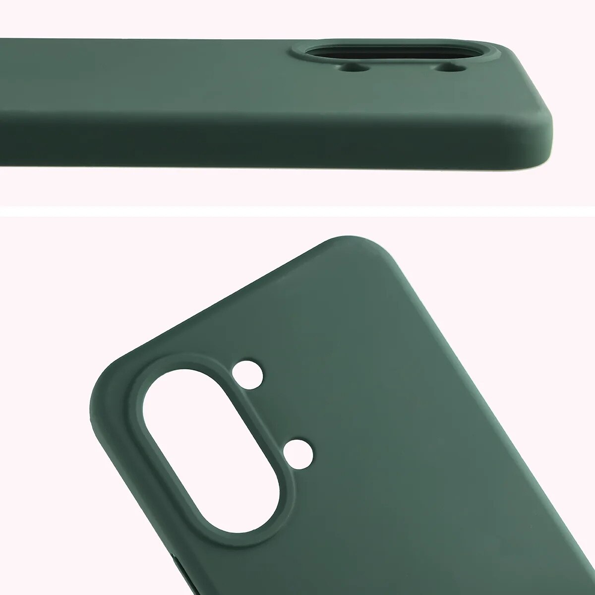 Husa Bizon Soft Case pentru Xiaomi POCO X8 Pro Max, verde inchis