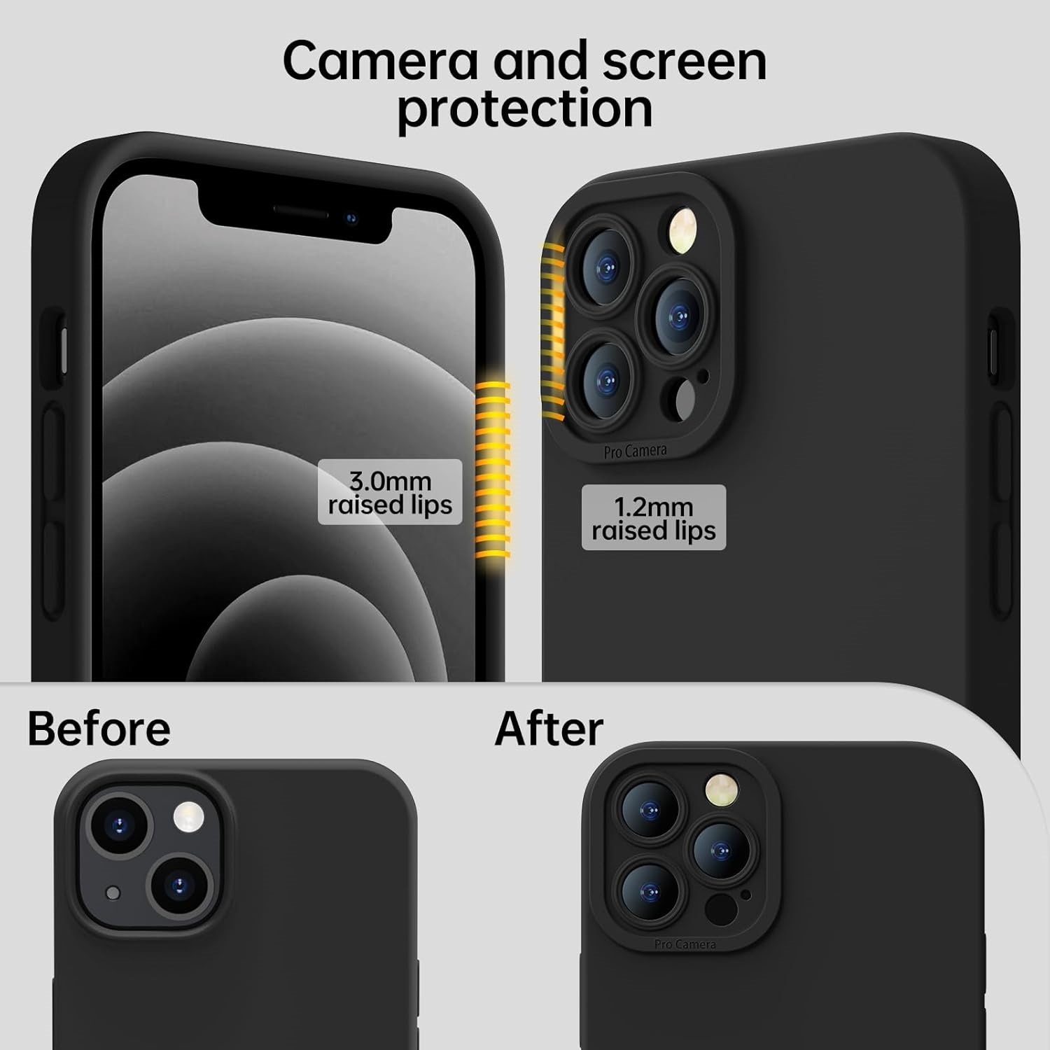 Set 2 Husa pentru iPhone 16 plus, Soft Silicone Premium, Microfibra in Interior, de Protectie, Ultra Slim, pentru Incarcare Wireless, Margini Ridicate pentru Protectia Ecranului si a Camerelor, Vanaxalife®, Alb/ Negru