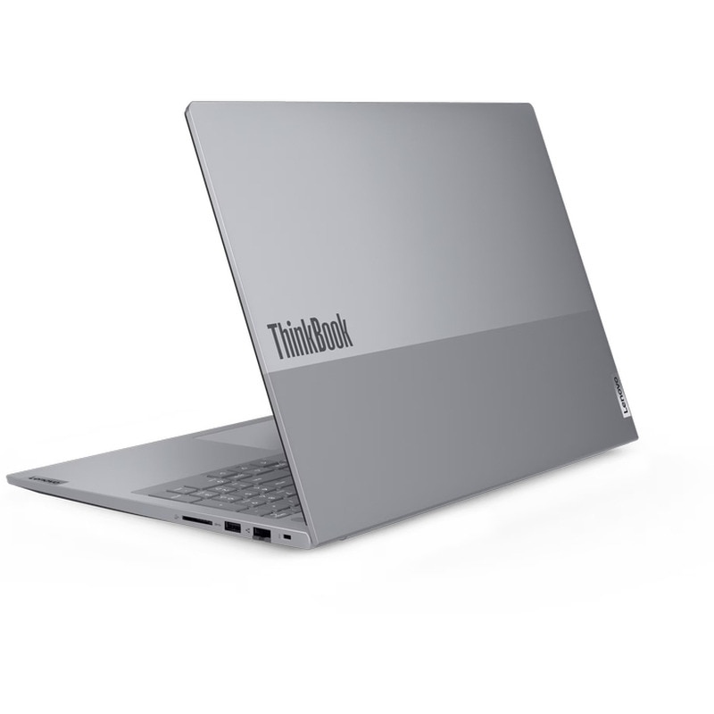 Laptop Lenovo 16'' ThinkBook 16 G8 IRL, WUXGA IPS, Procesor Intel® Core™ 7 240H (24M Cache, up to 5.20 GHz), 64GB DDR5, 1.5 TB SSD, Intel Graphics, No OS, Arctic Grey