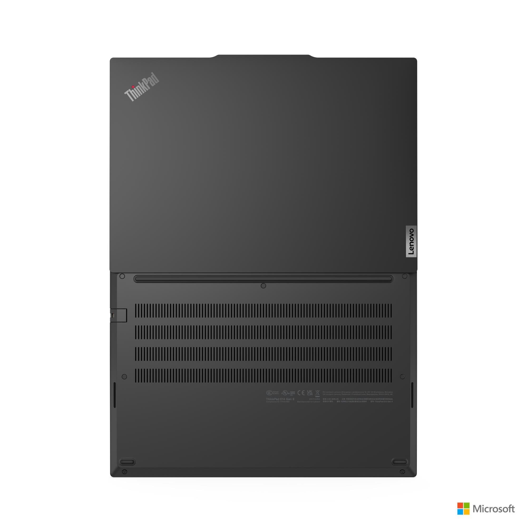 Laptop Lenovo ThinkPad E14 Gen 6 21M7002NGE, 14 inch 1920 x 1200, Intel 125U 12 C / 14 T, 1.3 GHz - 4.3 GHz, 12 MB cache, 28 W, 16 GB DDR5, 512 GB SSD, Intel Graphics, Windows 11 Pro
