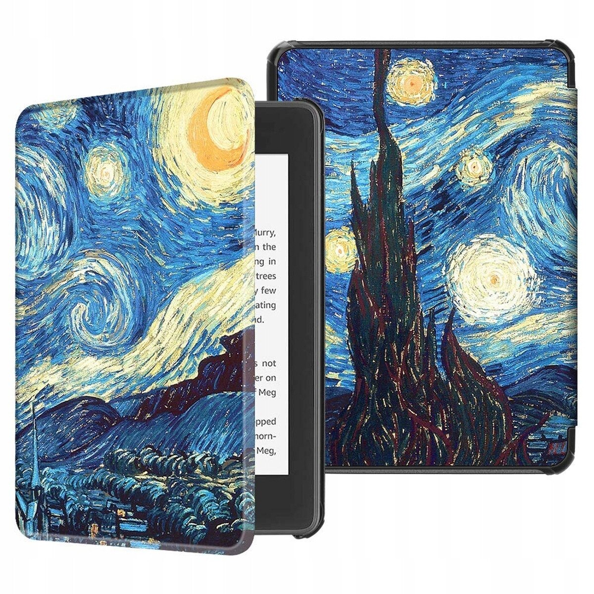 Husa Slim, Supero, PocketBook, potrivita pentru InkPad 4 7.8 / Color 2 / Color 3, protectie la socuri, montare/demontare usoara, acces porturi, material de inalta calitate, albastru
