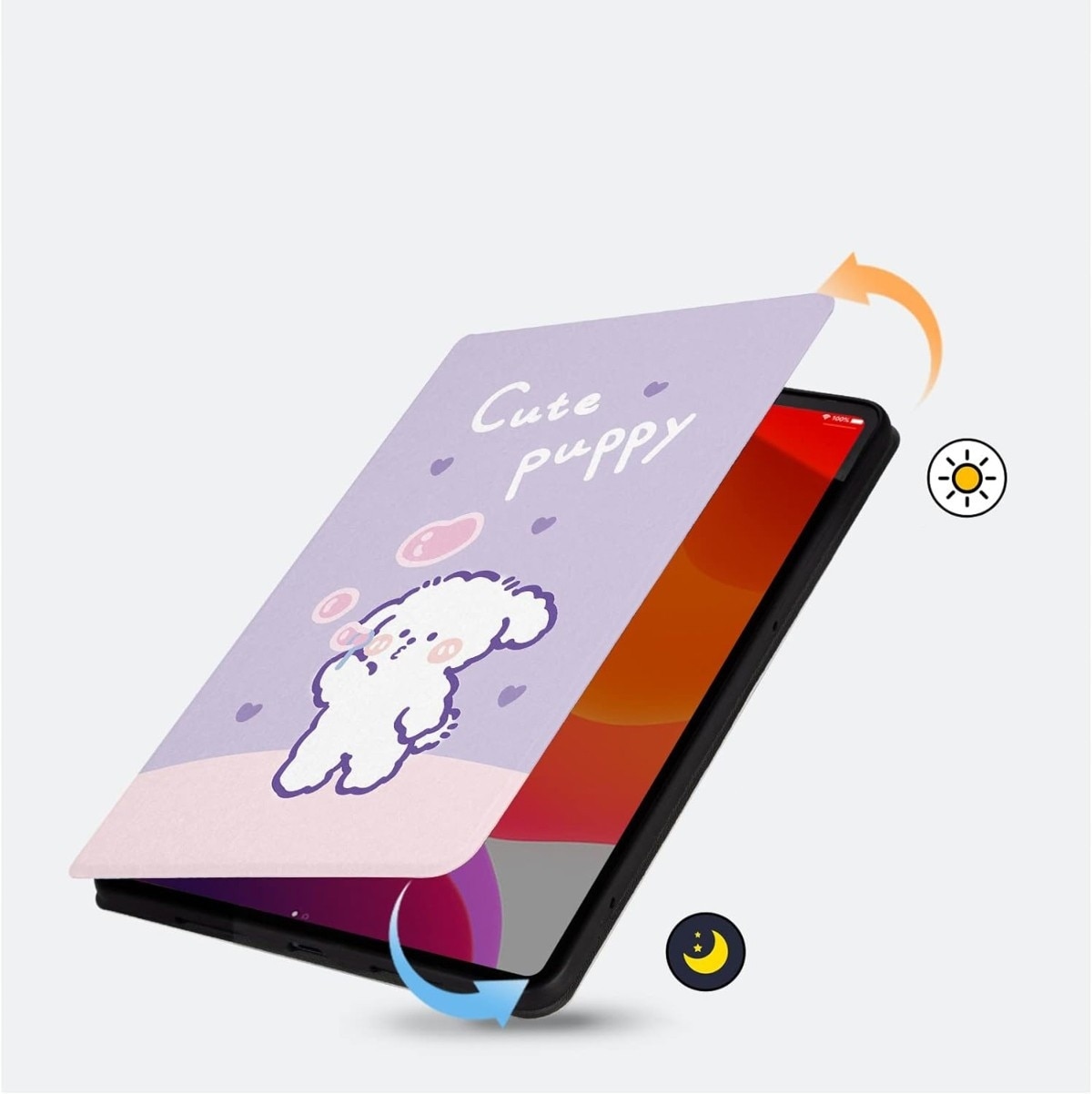 Husa pentru tableta, SUPERO SLIMCASE, compatibila Lenovo Tab M9 2023, protectie impotriva socurilor, precizie decupaje pentru porturi si butoane, montaj/demontaj usor, material rezistent, cod producator 5903814648541, violet