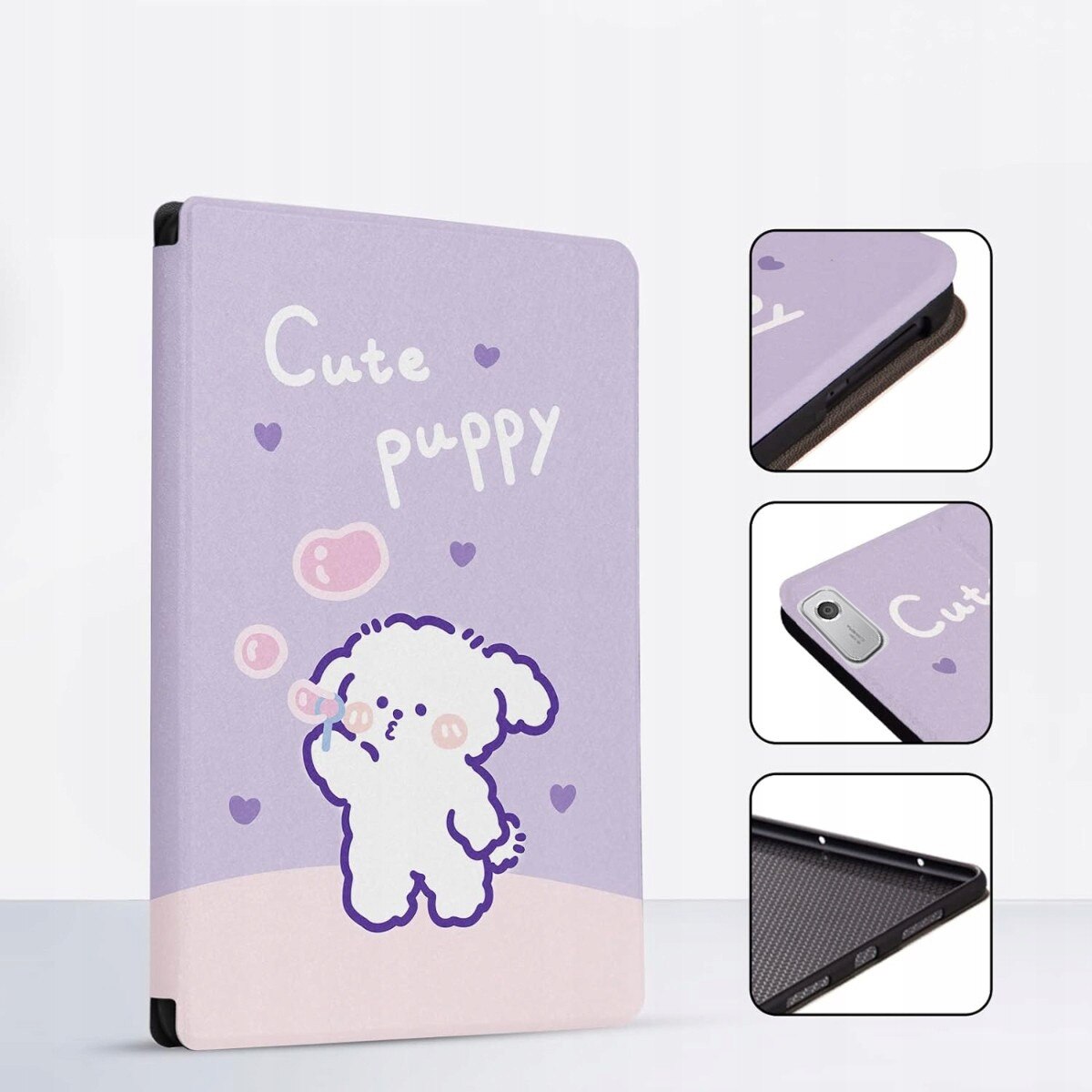 Husa pentru tableta, SUPERO SLIMCASE, compatibila Lenovo Tab M9 2023, protectie impotriva socurilor, precizie decupaje pentru porturi si butoane, montaj/demontaj usor, material rezistent, cod producator 5903814648541, violet