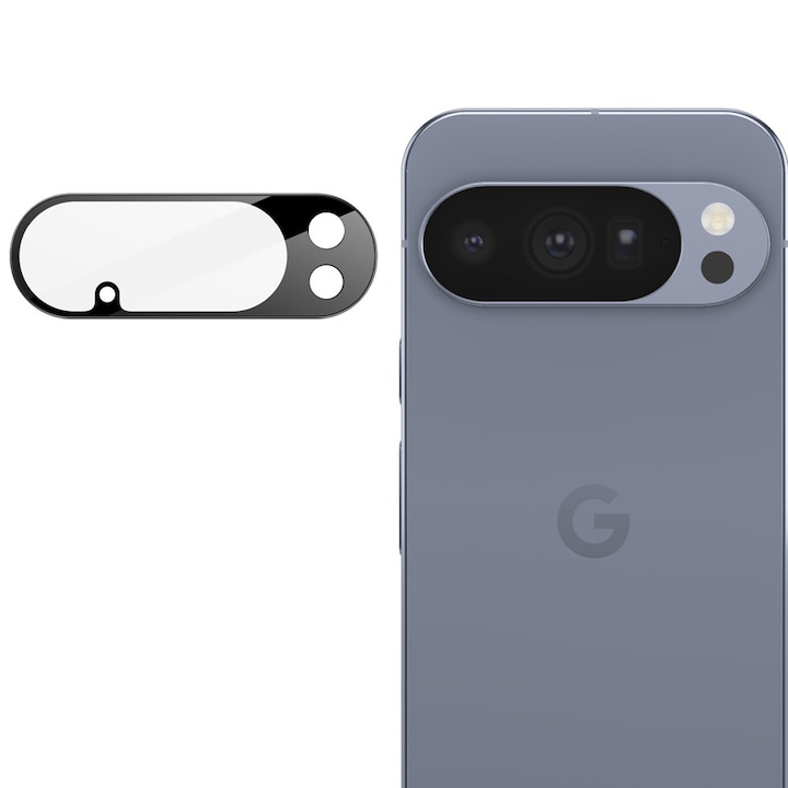 Folie Camera pentru Google Pixel 10 Pro - Techsuit Full Camera Glass - Black