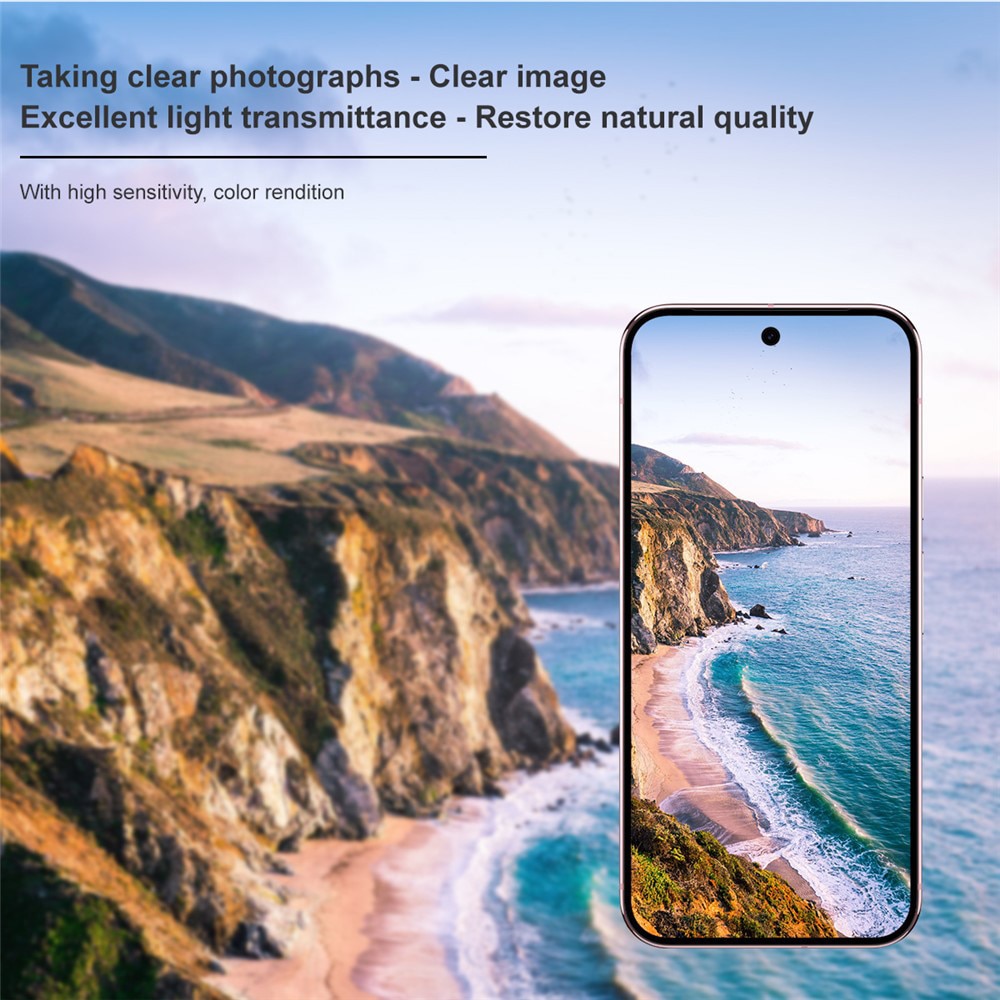 Folie Camera pentru Google Pixel 10 Pro - Techsuit Full Camera Glass - Black