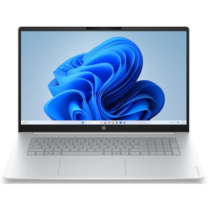 Laptop HP OmniBook 3 FHD 17.3 inch AMD Ryzen 5 40 16GB 256GB SSD Windows 11 Home Silver