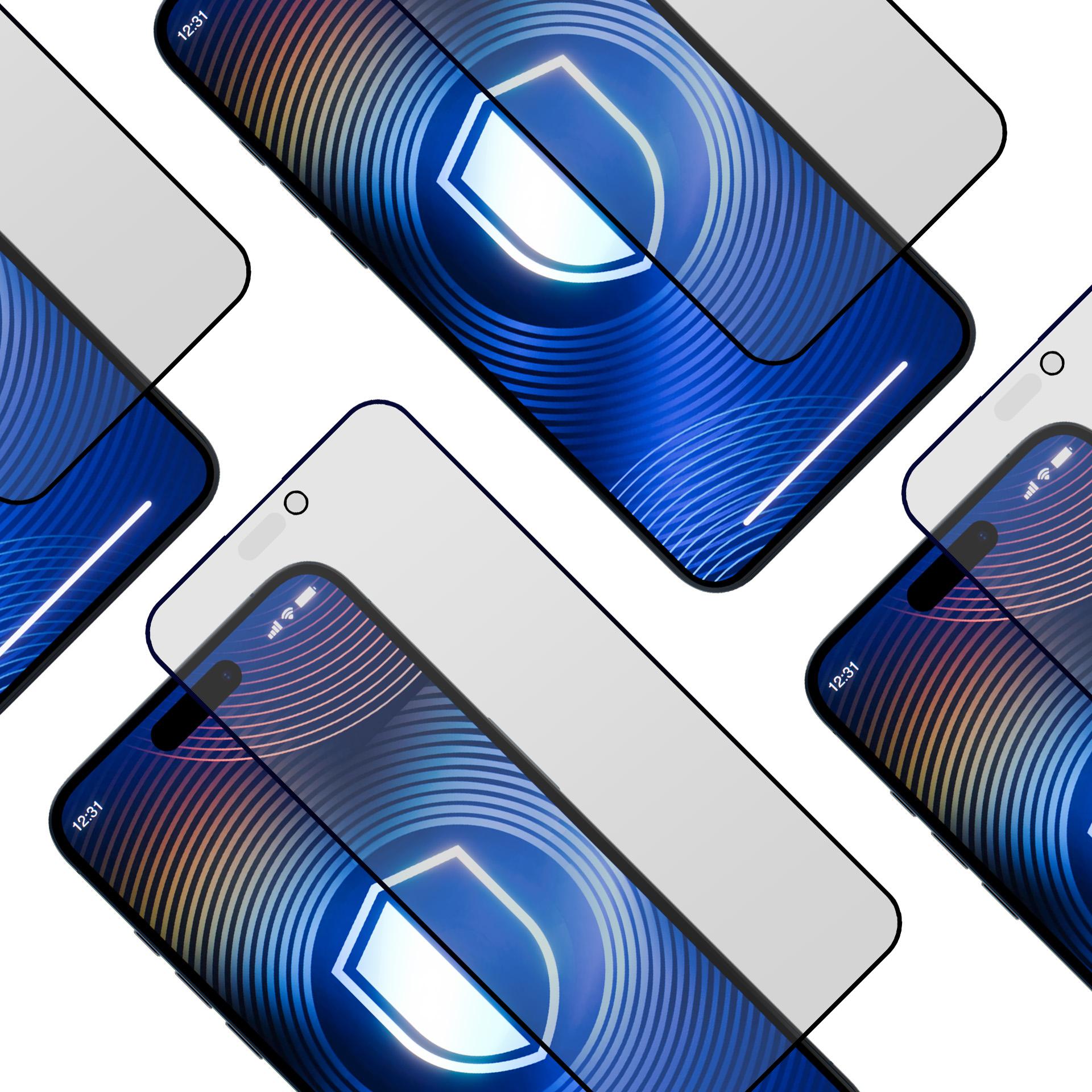 Folie protectie telefon, HardGlass Matt Max Privacy, protectie maxima, finisaj mat, pentru Apple iPhone 14 Pro Max