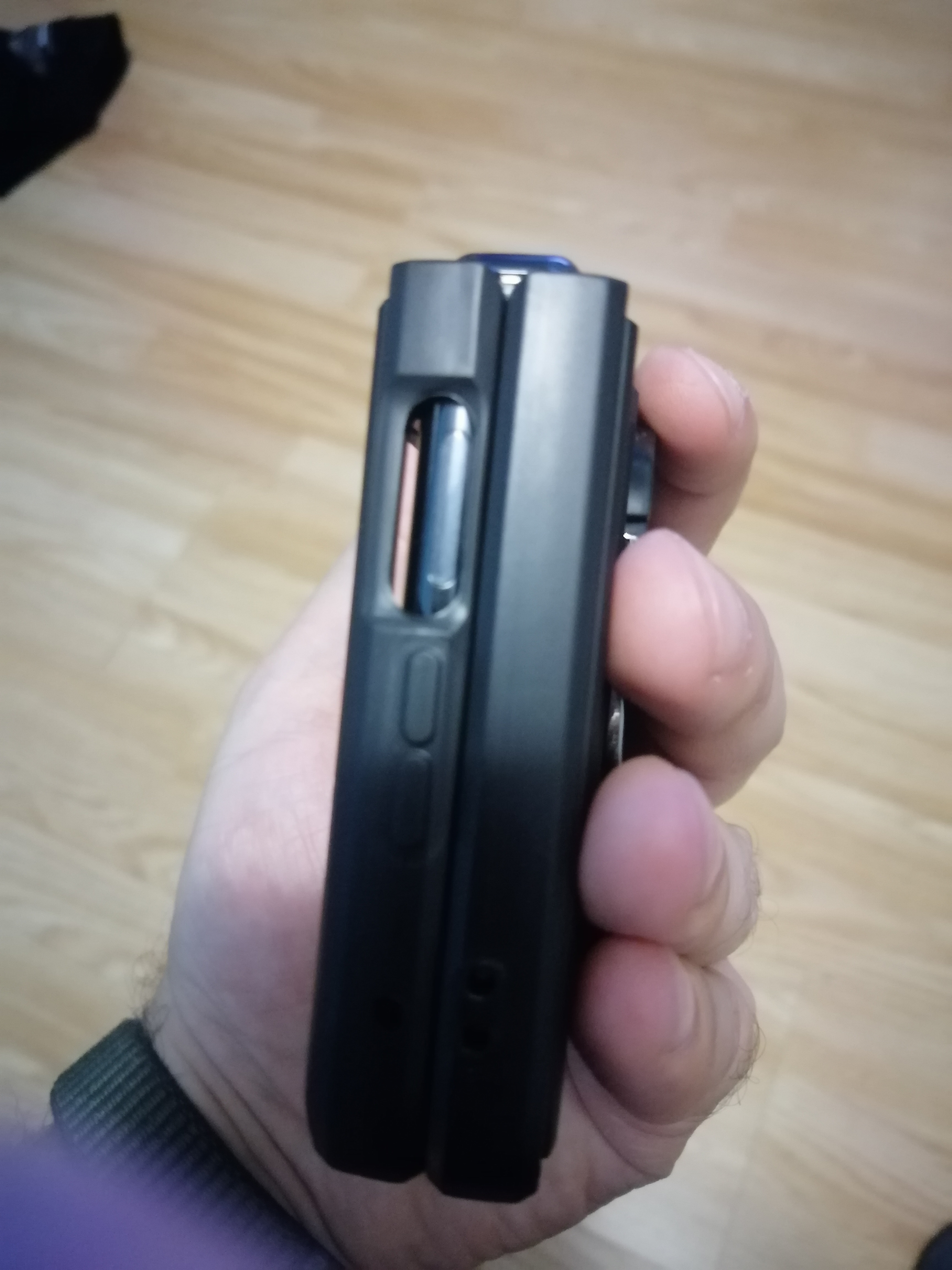 Husa telefon, pentru Motorola Razr 40 Ultra 5G, Capacul obiectivului camerei glisante, Inel rotativ 360 ° Kickstand, Negru titan