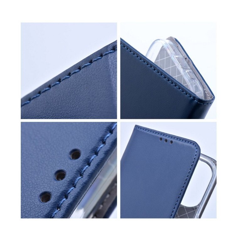 Husa Upzz® Smart Magneto Pentru Samsung Galaxy A17 5G, Inchidere magnetica, Protectie sporita, Navy Blue