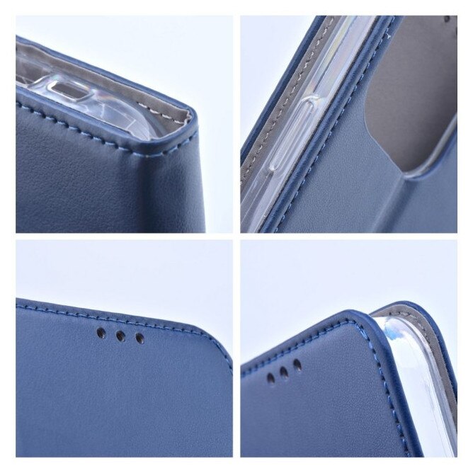 Husa Upzz® Smart Magneto Pentru Samsung Galaxy A17 5G, Inchidere magnetica, Protectie sporita, Navy Blue