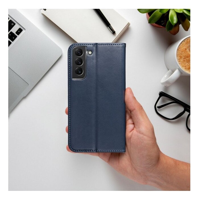 Husa Upzz® Smart Magneto Pentru Samsung Galaxy A17 5G, Inchidere magnetica, Protectie sporita, Navy Blue