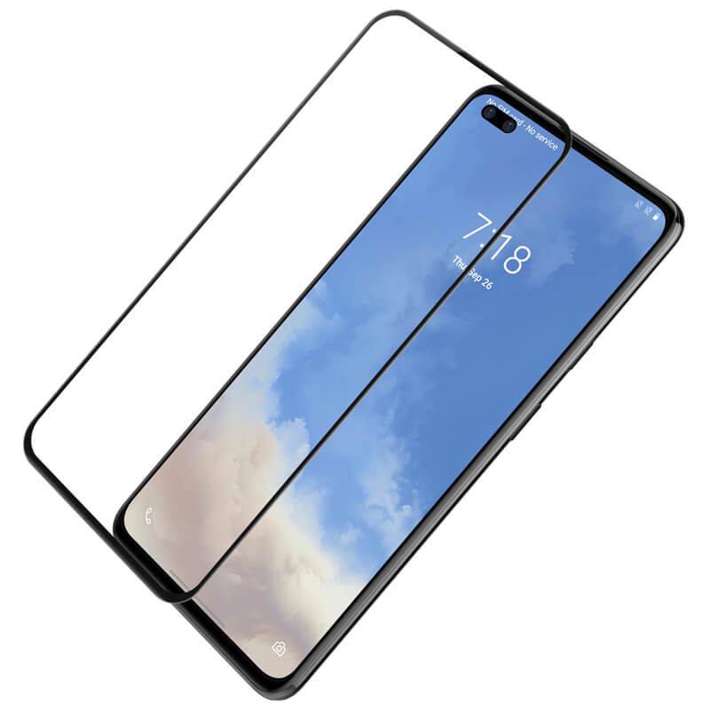 Folie de Sticla pentru OnePlus Nord, Full Glue, Full Cover, Negru
