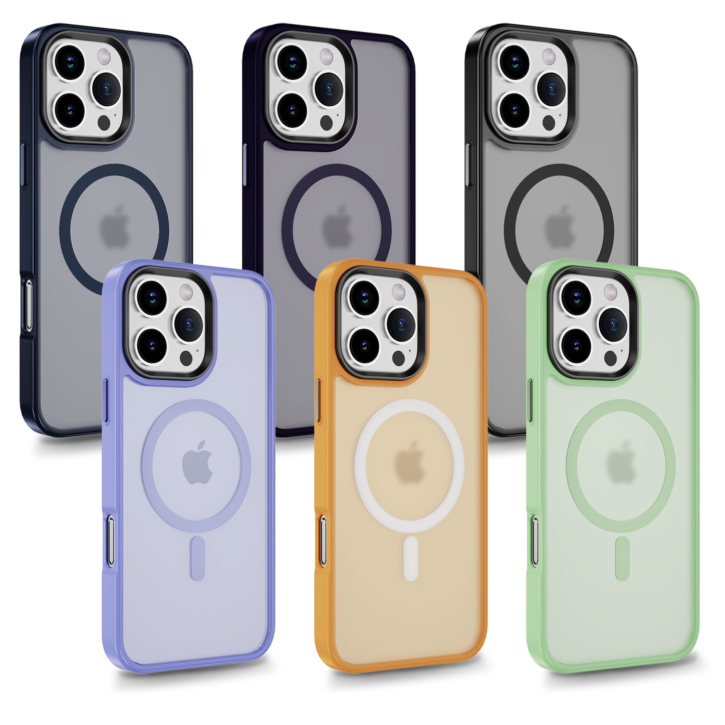 Husa pentru iPhone 16 Pro Max, Husa de Protectie, AIM TO POWER, Compatibila cu telefon Apple, MagSafe - Albastru