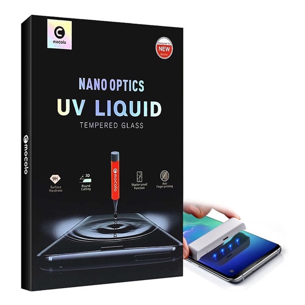 Sticla de protectie UV lichida Mocolo, 3D, 0.3mm, 9h + lampa UV, transparenta, compatibila cu: Xiaomi Redmi Note 14 Pro 5G / Poco X7
