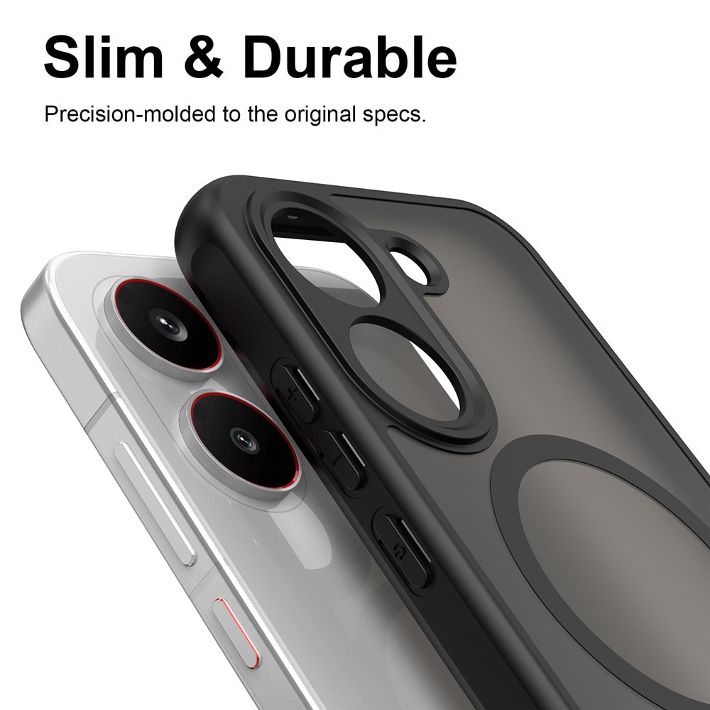 Husa compatibila cu Xiaomi Poco X8 Pro, Stef's Cat, HaloFrost II MagSafe, negru