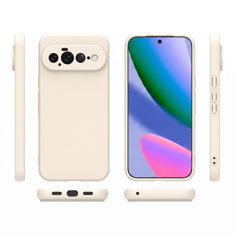 Husa pentru Google Pixel 11 PRO OEMG® Silicon case, protectie militara, interior din microfibra-BEJ
