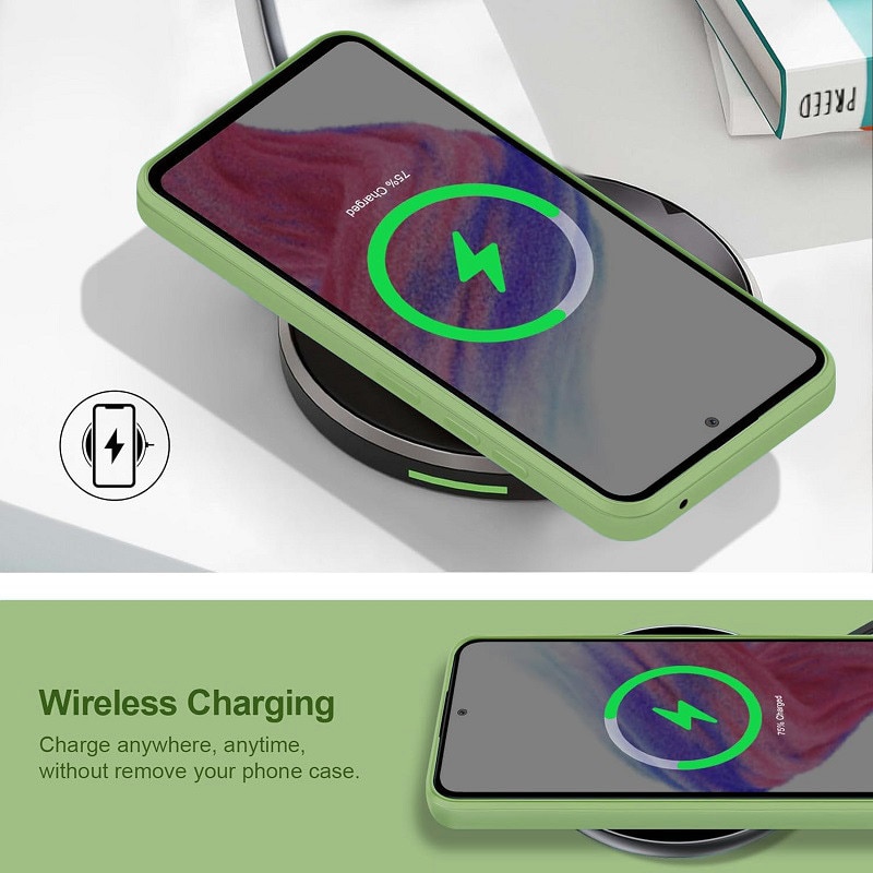 Husa pentru Google Pixel 11 PRO OEMG® Silicon case, protectie militara, interior din microfibra-Verde Pastel