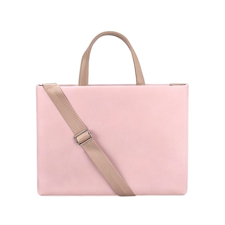 Geanta laptop 13.3-15.4 inch, detasabila, usoara, neagra, 37x28x5cm-40x29x5cm