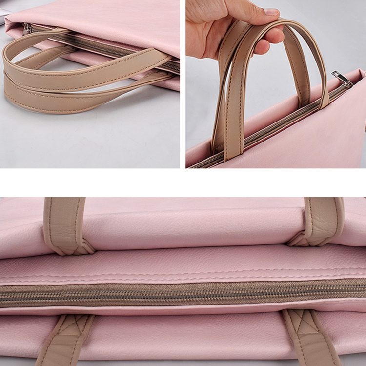 Geanta laptop 13.3-15.4 inch, detasabila, usoara, neagra, 37x28x5cm-40x29x5cm