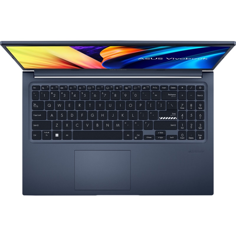 Laptop ASUS 15.6'' ultra-portabil, FHD, Procesor Intel® Core™ i7-13620H (24M Cache, up to 4.90 GHz), 10 cores, 48GB DDR4, 4 TB SSD, Intel UHD, No OS, albastru marin