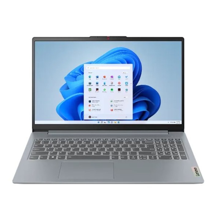 Laptop Lenovo IdeaPad Slim 3 15IRU8, 82X700H5BM, 15.6", Intel Core i3-1315U (6-core), Intel Iris Xe Graphics, 8GB 4800MHz LPDDR5, Gri