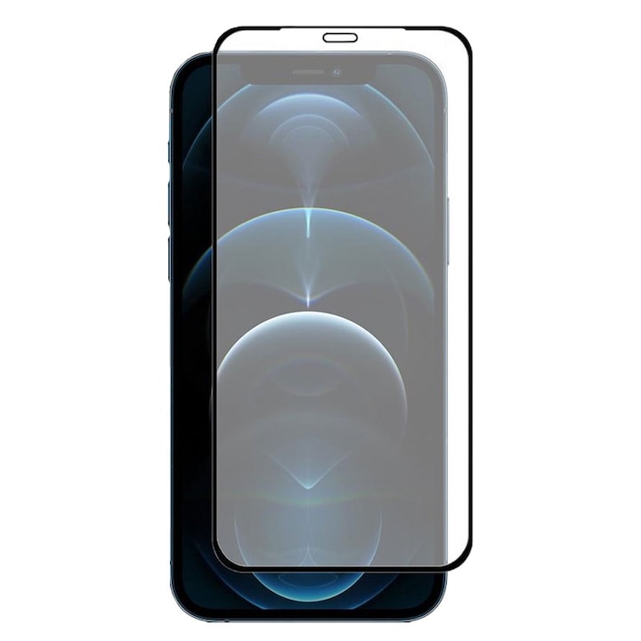 Folie protectie ecran pentru iPhone 12 Pro Max, sticla Tempered Glass 6D - iShield®