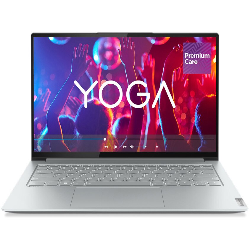 Laptop ultraportabil Lenovo Yoga Slim 7 14ARH7 cu procesor AMD Ryzen™ 9 6900HS Creator Edition pana la 4.90 GHz, 14", 2.8K, IPS, 16GB, 1TB SSD, AMD Radeon 680M Graphics, No OS, Cloud Grey, 3y on-site Premium Care