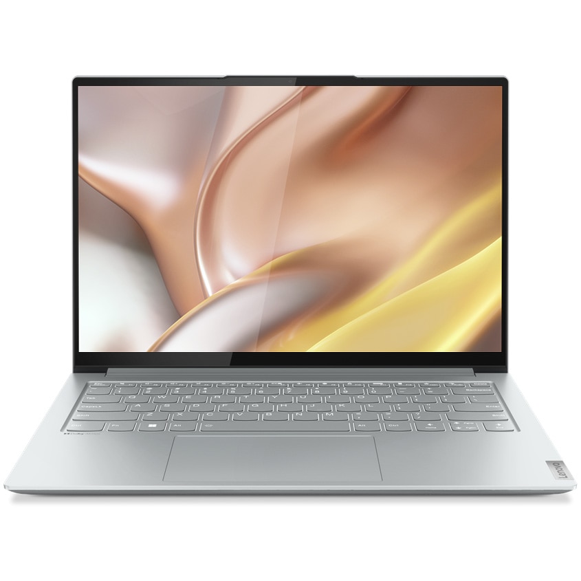 Laptop ultraportabil Lenovo Yoga Slim 7 14ARH7 cu procesor AMD Ryzen™ 9 6900HS Creator Edition pana la 4.90 GHz, 14", 2.8K, IPS, 16GB, 1TB SSD, AMD Radeon 680M Graphics, No OS, Cloud Grey, 3y on-site Premium Care