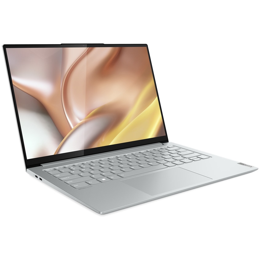 Laptop ultraportabil Lenovo Yoga Slim 7 14ARH7 cu procesor AMD Ryzen™ 9 6900HS Creator Edition pana la 4.90 GHz, 14", 2.8K, IPS, 16GB, 1TB SSD, AMD Radeon 680M Graphics, No OS, Cloud Grey, 3y on-site Premium Care