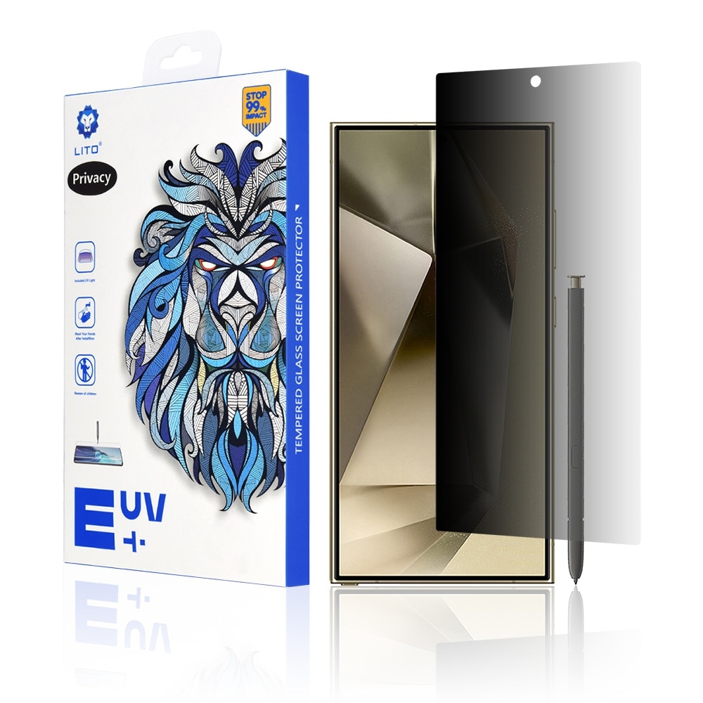 Folie pentru Samsung Galaxy S24 Ultra - Lito 3D UV Glass - Privacy