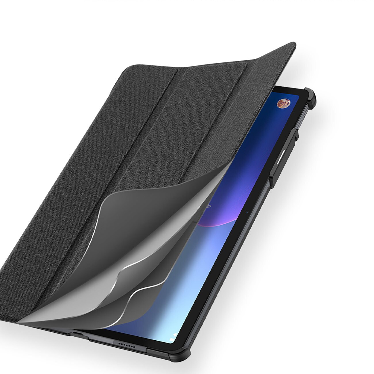 Husa pentru Lenovo Tab P11 generatia 2 Dux Ducis domo smart case negru